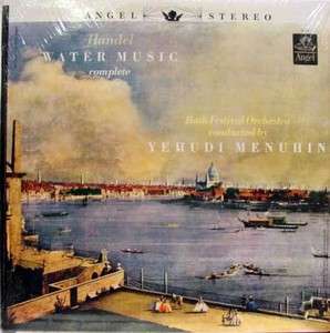 MENUHIN handel water music LP mint  vinyl S 36173  