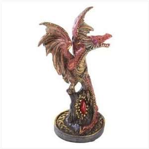  Ruby Dragon Figurine 