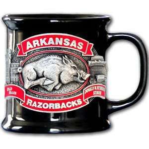    Arkansas Razorbacks 14oz Black Coffee Mug: Sports & Outdoors