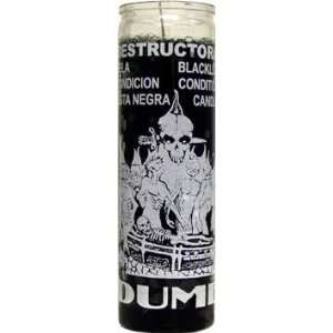 7 Day Glass Black List Dume Candle   Black Everything 