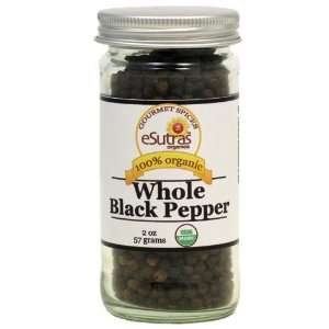 Organic Black Pepper (Whole)/ 2Pack  Grocery & Gourmet 