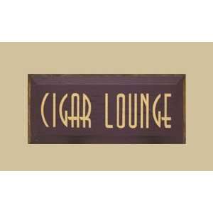    SaltBox Gifts I818Cl Cigar Lounge Sign: Patio, Lawn & Garden
