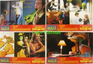    The Mask (1994) original Thai movie Lobby Card set