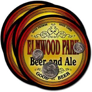  Elmwood Park, IL Beer & Ale Coasters   4pk Everything 