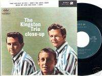 Folk EP & Sleeve   The Kingston Trio   Close Up  