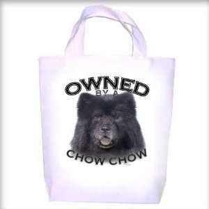  Chow Chow BLACK Owned Shopping   Dog Toy   Tote Bag: Patio 