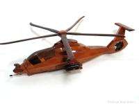 RAH66 RAH 66 COMANCHE HELICOPTER WOOD WOODEN MODEL  