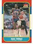 Isiah Thomas 1986 87 Fleer Sticker 10 11 ROOKIE  