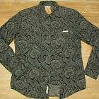   Brown/Burgundy Plaid Cotton Snap Front Western Shirt L NWT $80  