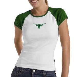  Texas Longhorns Kelly Green Womens All Star Tee: Sports 