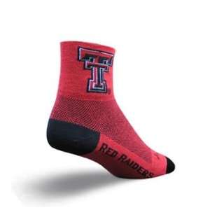  Collegiate 3in Texas Tech Cycling/Running Socks