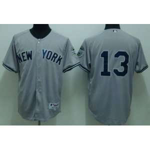 2012 New York Yankees #13 Rodriguez Grey Jersey  Sports 