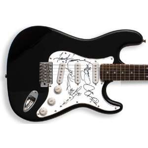  Tesla Autographed Full Band Signed Guitar & Proof 