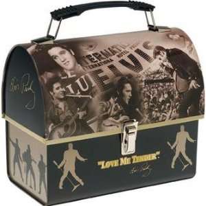  Elvis Presley Dome Tin Tote Lunch Box *SALE*: Sports 