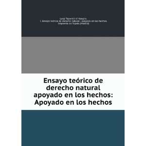   hechos, Imprenta de Tejado (Madrid) Luigi Taparelli d Azeglio Books