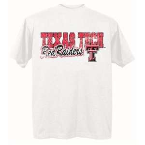   Red Raiders NCAA White Short Sleeve T Shirt Medium