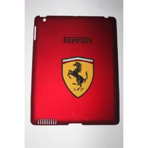  Red Ferrari Ipad 2 plastic back cover with tiny 