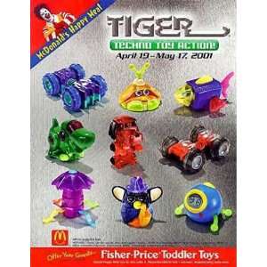     Tiger Techno Toy Action Happy Meal Set   2001 