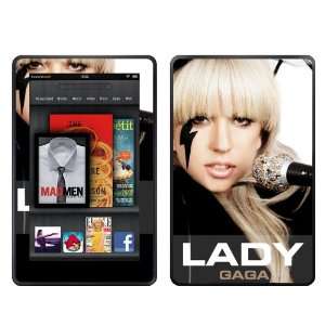  Kindle Fire Skins Kit   Lady Gaga Monsters born this way 
