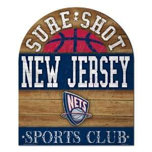  NBA New Jersey Nets Sign Sports Club