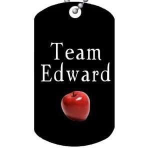 Team Edward Dog Tag and Chain