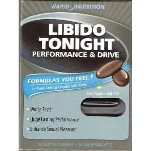  Libido Tonight Performance & Drive Soft Gels 10 count 