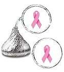 100 BREAST CANCER AWARENESS PINK RIBBON STICKERS items in Fun 4 Kids 