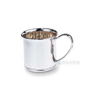  Lunt Beaded Sterling Silver Baby Cup: Baby