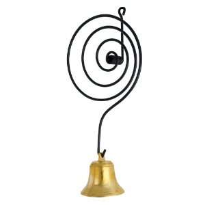  Antique Style Brass Shopkeepers Bell: Home Improvement