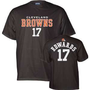 Braylon Edwards Reebok Player Name and Number Cleveland Browns Youth T 