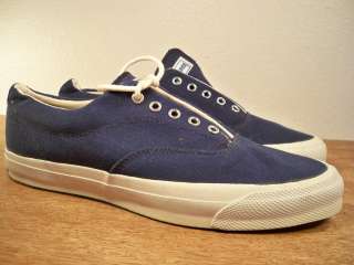 NOS NEW OLD STOCK Vintage CONVERSE Blue Low Top Mens Sneaker Shoes 