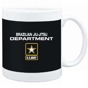  Mug Black  DEPARMENT US ARMY Brazilian Jiu Jitsu  Sports 