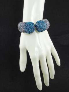 Swarovski Crystal Aqua Blue Indicolite Persian Bracelet  