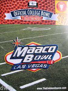 NCAA Maaco Bowl Las Vegas Patch 2010/11 Utah Boise St  