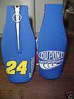 JEFF GORDON #24 Tailgate Party Nascar race Dupont BEER BOTTLE Holder w 