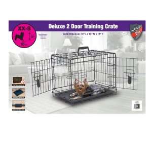   Pet 19 Inch Deluxe Heavy Gage Metal 2 Door Dog Crate