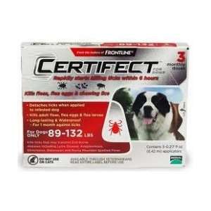  Certifect™ for dogs 89 132 lbs 3 Dose Pack*Free Shipping 