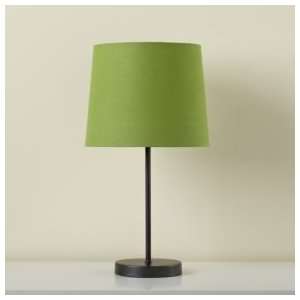  Kids Lighting: Kids Graphite Table Lamp Base with Green 