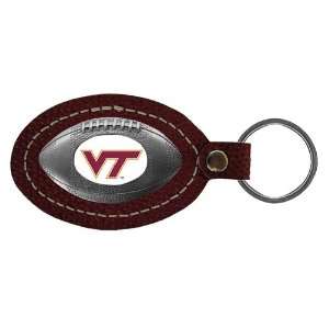 Virginia Tech Hokies Leather Key Tag