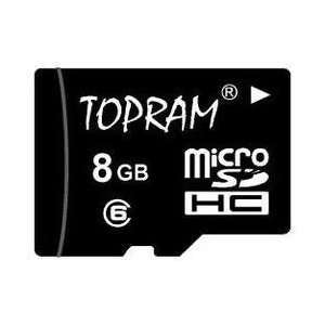  TOPRAM 8GB 8G microSD microSDHC Transflash Memory Card 