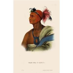  TAH COL O QUOIT, McKenney Hall Indian Print Fine Art 