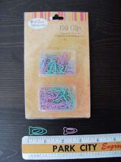 Paper Clips Shaped Fish Clips Cat Theme Bow Wow Meow  