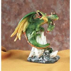  Small 3 Headed Dragon   Collectible Figurine Statue Figure 