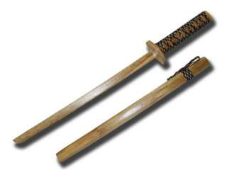 Hardwood Practice Samurai Sword & Scabbard NEW  