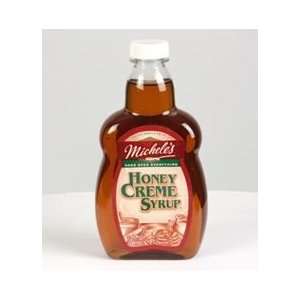 Michele Syrups, Honey Creme Pancake Syrup, 13 Ounce Bottle:  