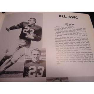 1957 JIM SWINK TCU Yearbook FORT WORTH TEXAS TX  