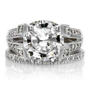  Elizabeths Fake Engagement Ring Set   CZ Diamond 