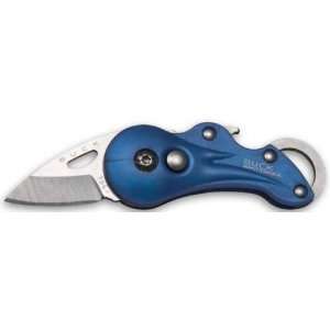 Buck Knives Transport Metallic Blue Keychain Pocket Knife:  