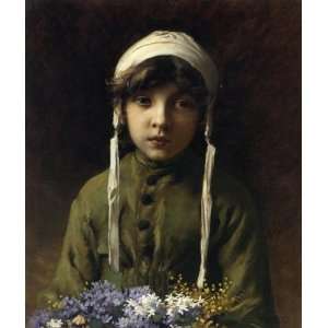  Hand Made Oil Reproduction   Charles Sprague Pearce   32 x 