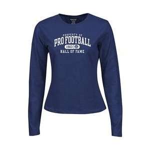  Pro Football Hall Of Fame Womens Long Sleeve Property of T Shirt 